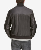 Men's Summit Leather Bomber Jacket