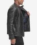 Men's Leather Moto Jacket