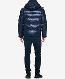 Men's Quilted Down Hooded Puffer Jacket