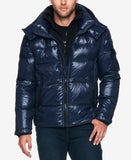 Men's Quilted Down Hooded Puffer Jacket