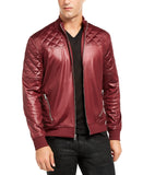 Men's Quilted Bomber Jacket