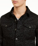Men's Animal Print Trucker Jacket