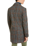 Men's Logan Plaid Topcoat