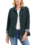 Water-Resistant Hooded Anorak Jacket