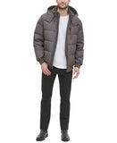 Men's Soft Touch Hooded Bomber Puffer Jacket