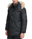 Men's Lafayette Four Pocket Parka with Removable Fur Trimmed Hood