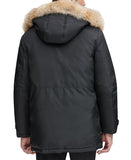 Men's Lafayette Four Pocket Parka with Removable Fur Trimmed Hood