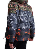 Men's Camo Mix Puffer Jacket