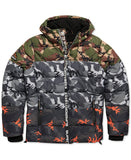 Men's Camo Mix Puffer Jacket
