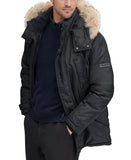 Men's Lafayette Four Pocket Parka with Removable Fur Trimmed Hood