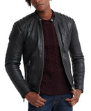 Men's City Hero Leather Racer Jacket