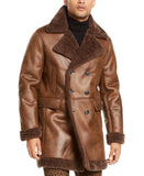 Men's Faux Suede Faux Fur Jacket