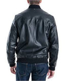 Men's Sutton Faux Leather Bomber Jacket