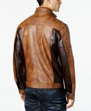 Men's Jones Two-Tone Faux-Leather Jacket