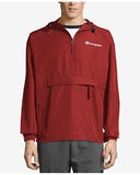Men's Packable Half-Zip Hooded Water-Resistant Jacket
